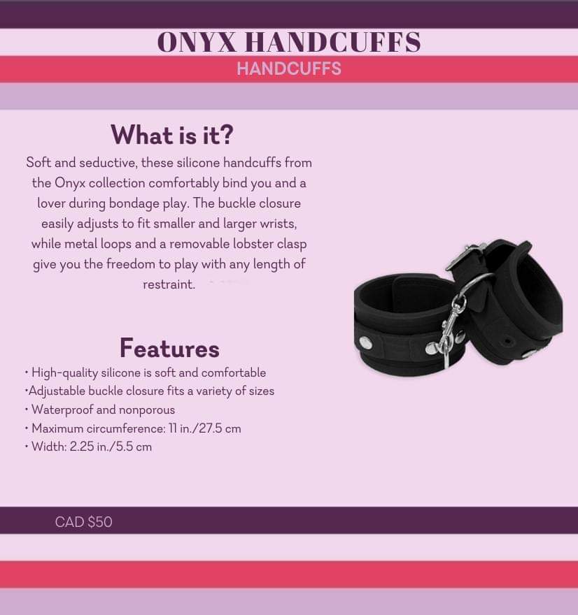 Onyx Handcuffs