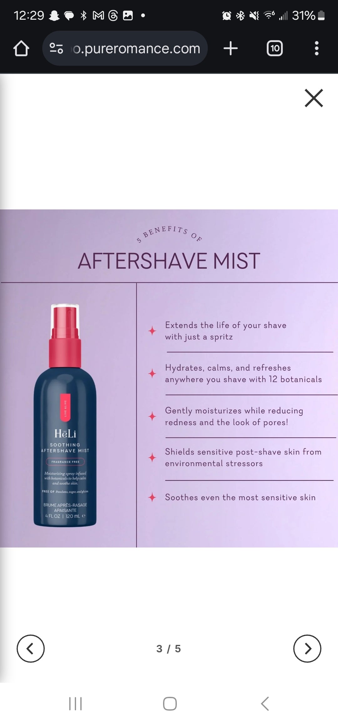 HeLi - Soothing Aftershave Mist