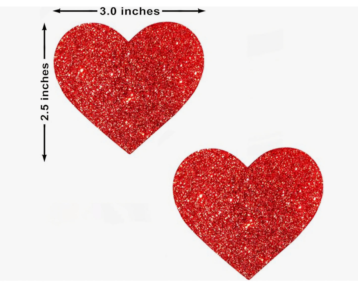 Red Glitter Pasties