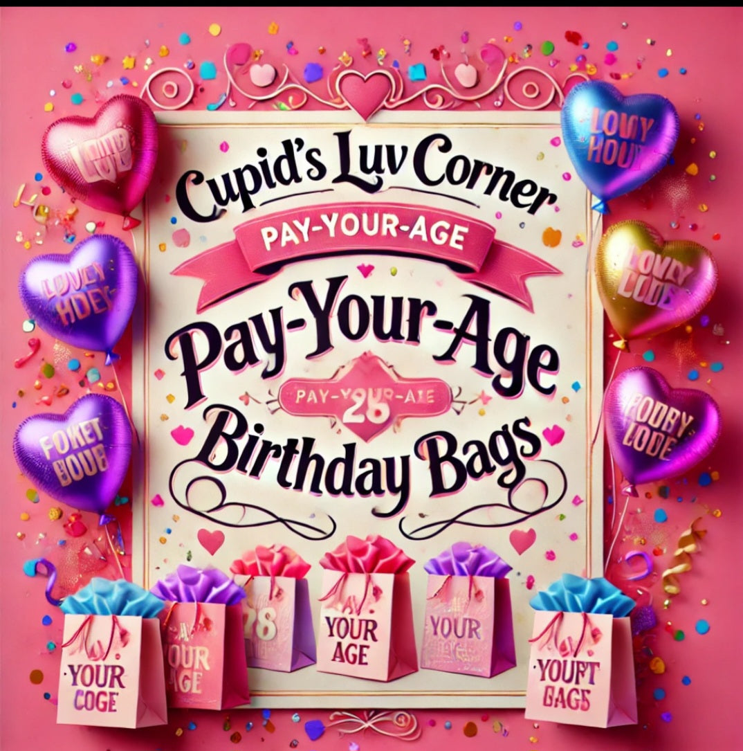 'Pay Your Age' Birthday Bag