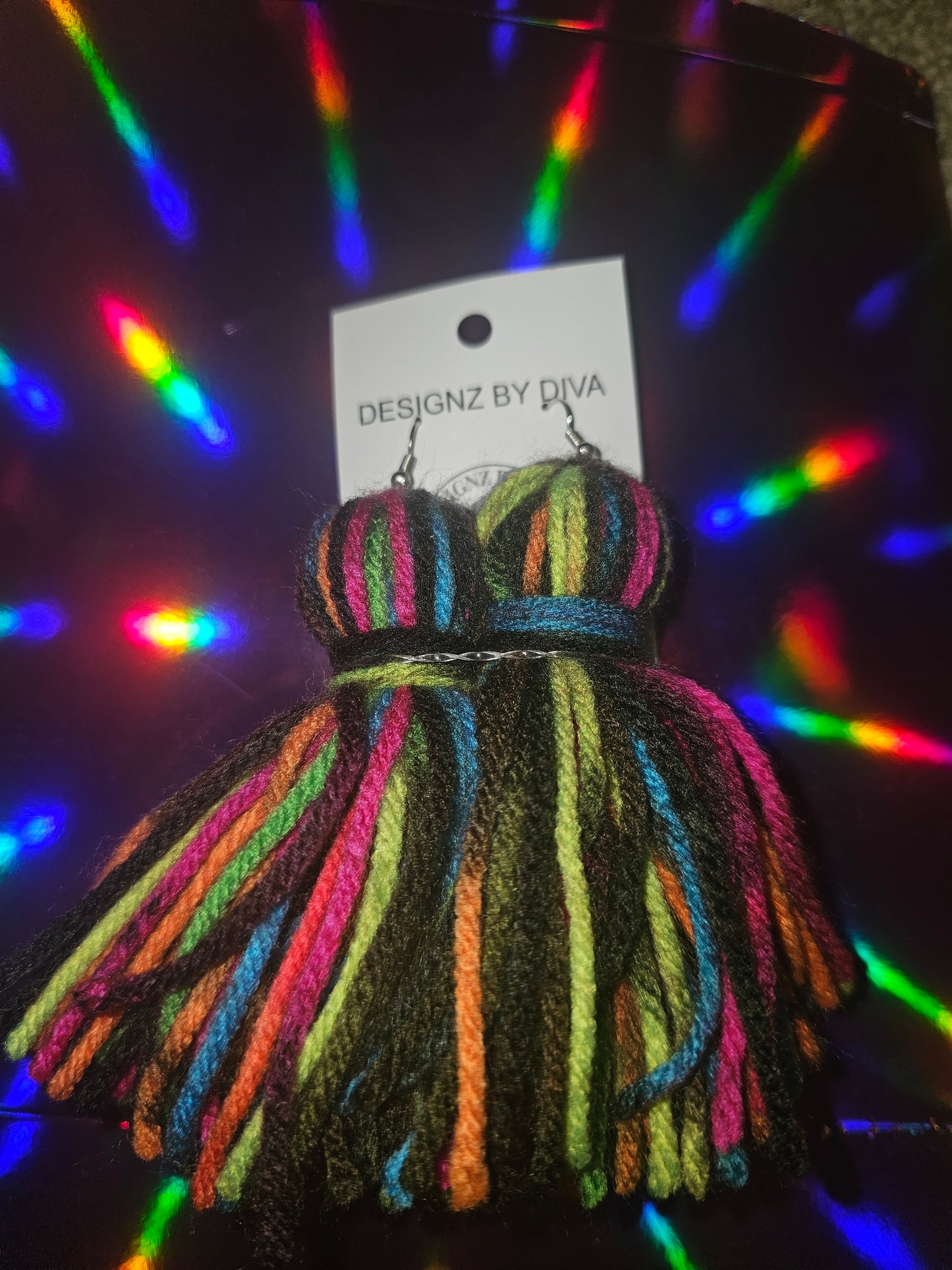 Neon Noir Earrings