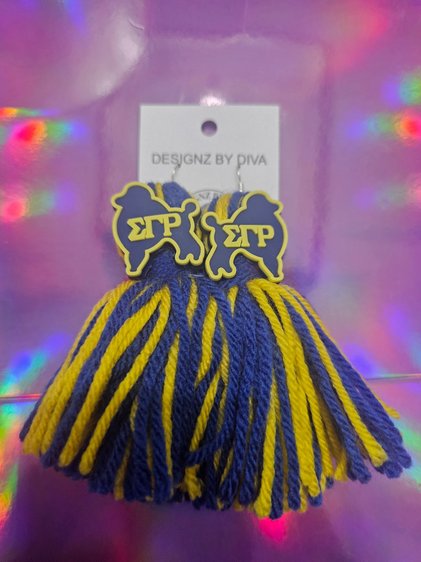 Rhoyal Poodle Tassel Earrings ππ