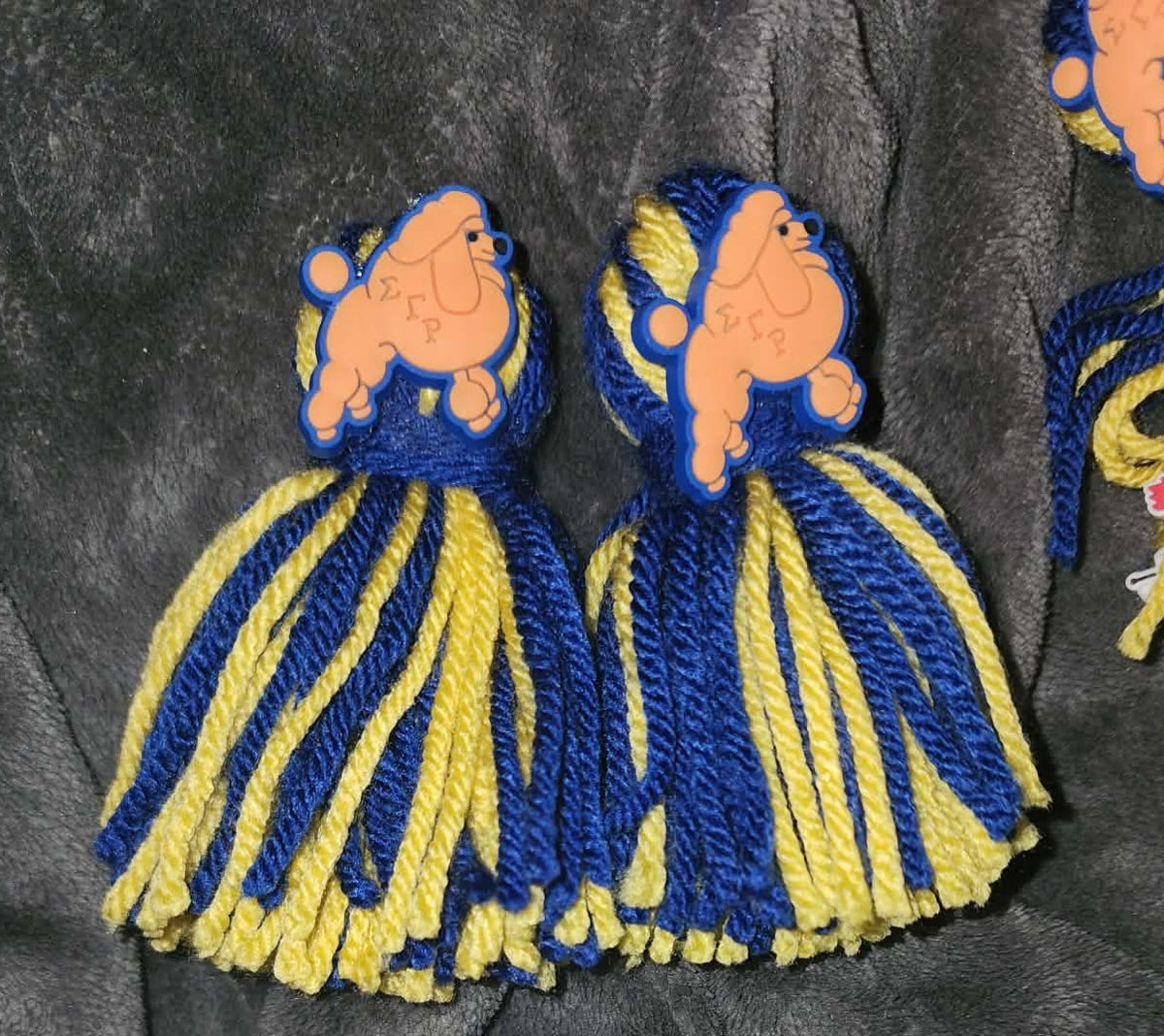Rhoyal Poodle Earrings