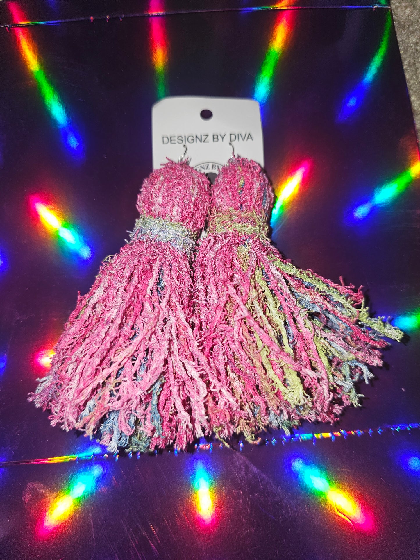 Unicorn Vibes Distressed Earrings