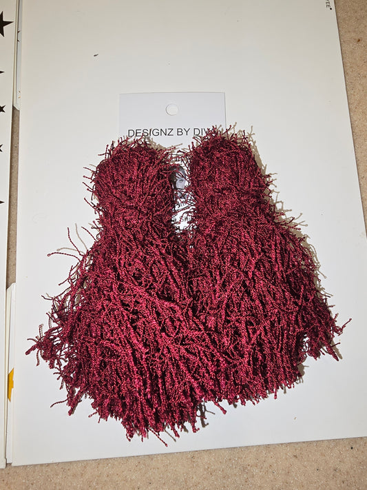 Wine Not Distressed Earrings