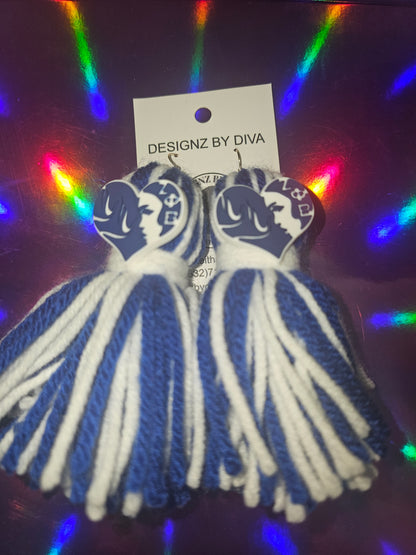 Finer Beauty Tassel Earrings 💙