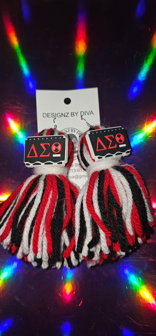 Crimson Diva Luxe Earrings 🔥