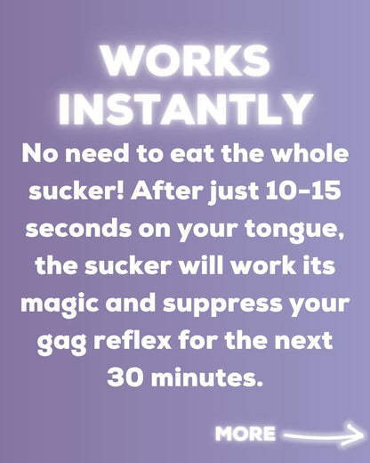 DEEP Gag Suppressing Sucker – Purple Razz