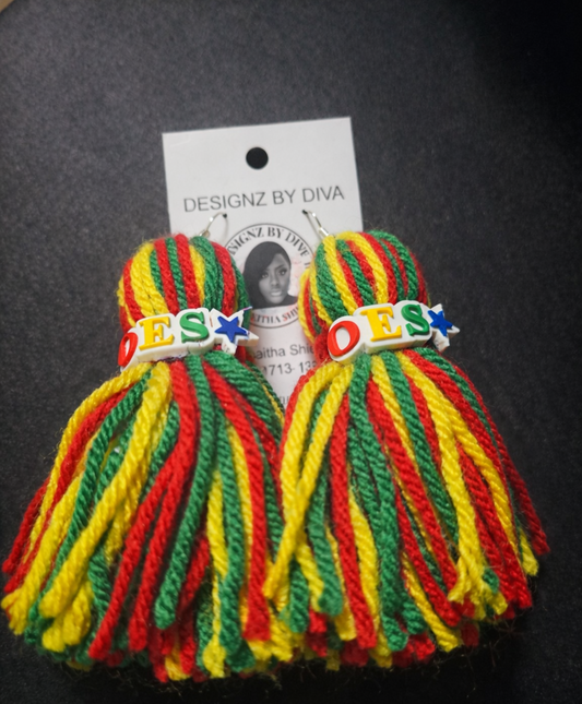 OES Royal Drip Tassel Earrings