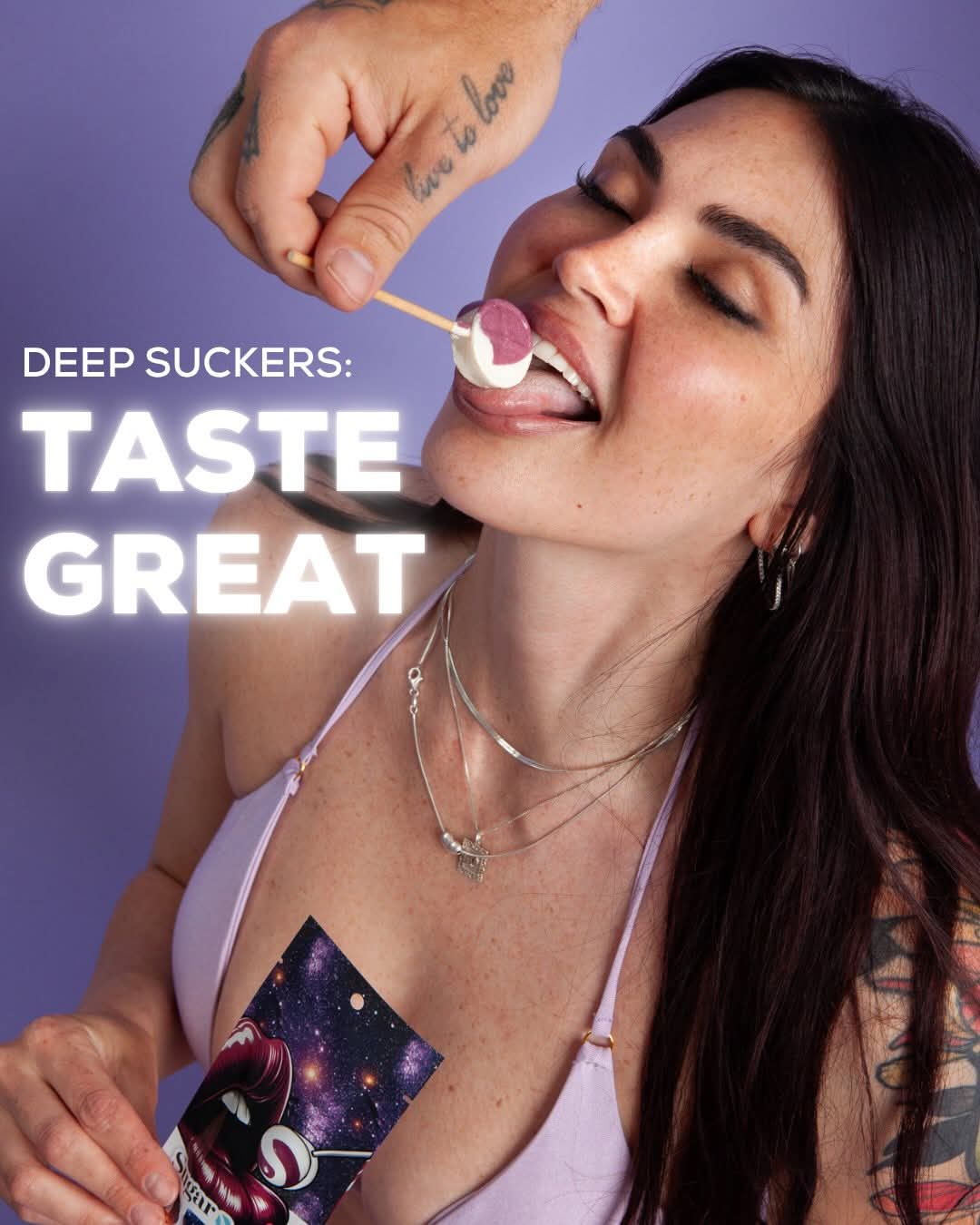 DEEP Gag Suppressing Sucker – Purple Razz