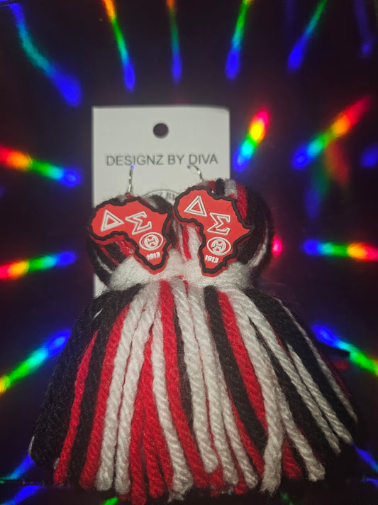 Crimson Legacy Earrings