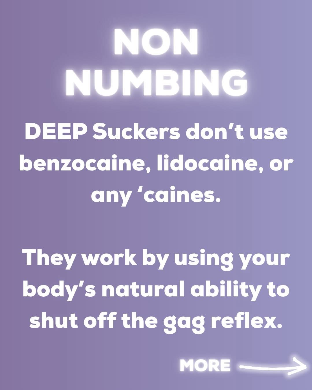 DEEP Gag Suppressing Sucker – Purple Razz