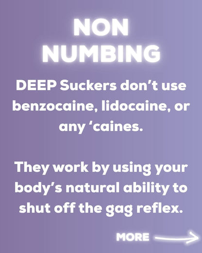 DEEP Gag Suppressing Sucker – Purple Razz
