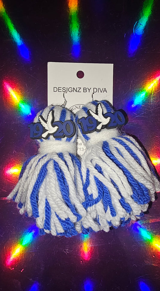 Finer Flight Tassel Earrings 💙🕊️
