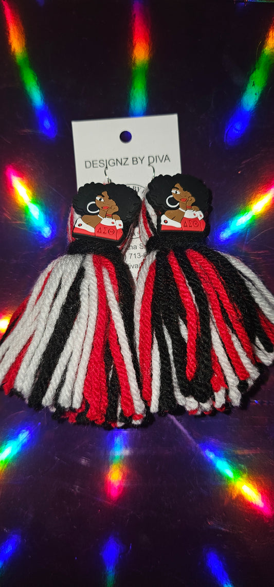 Crimson Diva Fierce Earrings ❤️